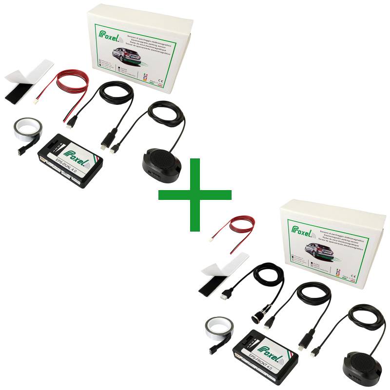 Proxel - Unsichtbare Elektromagnetische Parksensoren, Vorne + Hinten, Ohne Bohren der Stoßstange, Universell und Original von Proxel