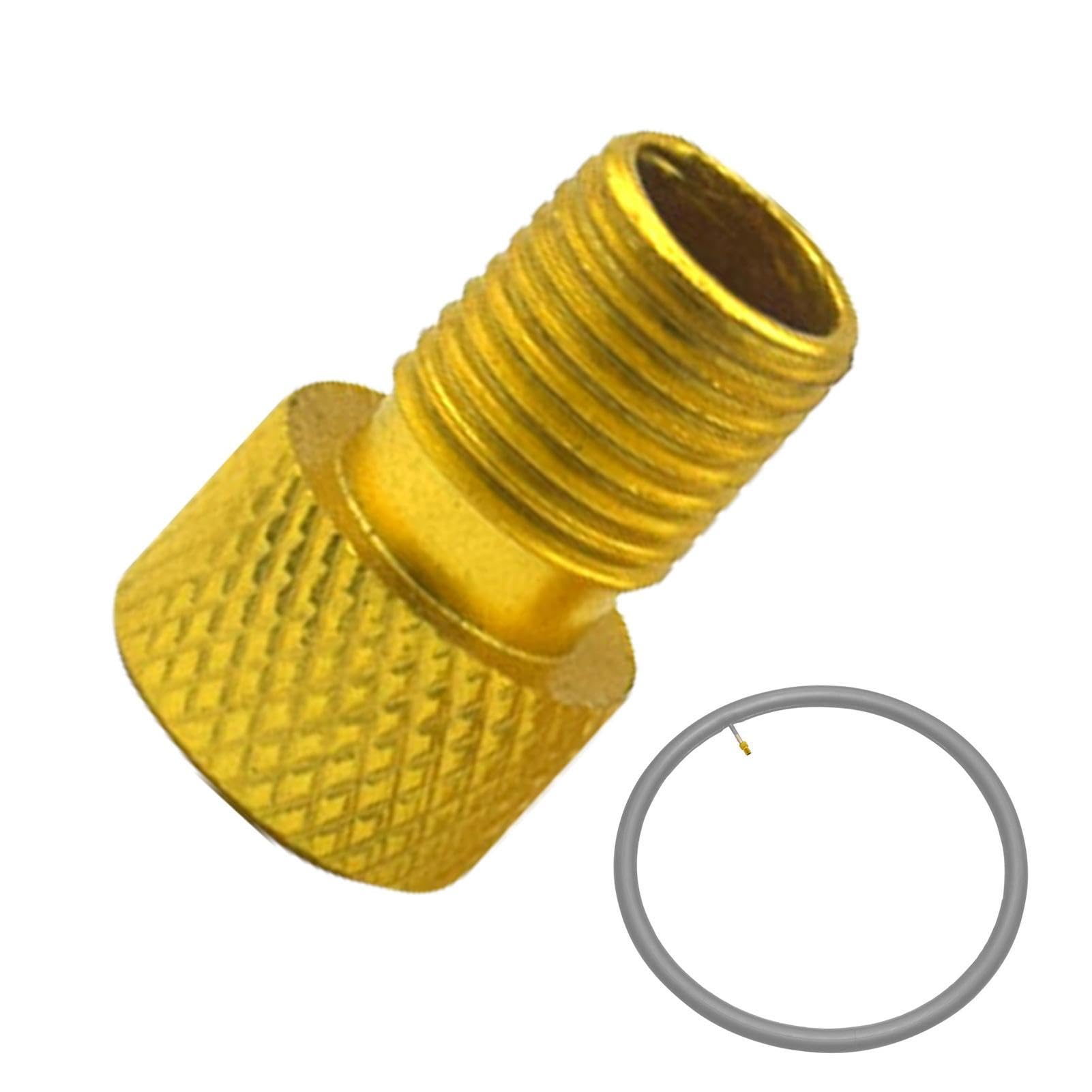 Fahrradventil Adapter Dichtring, Adapter Französisches Ventil, Adapter Fahrradventil Fahrradventil Adapter Set Mit Messing-Adapter Für Ventile, Inklusive Adapter von Proypiax