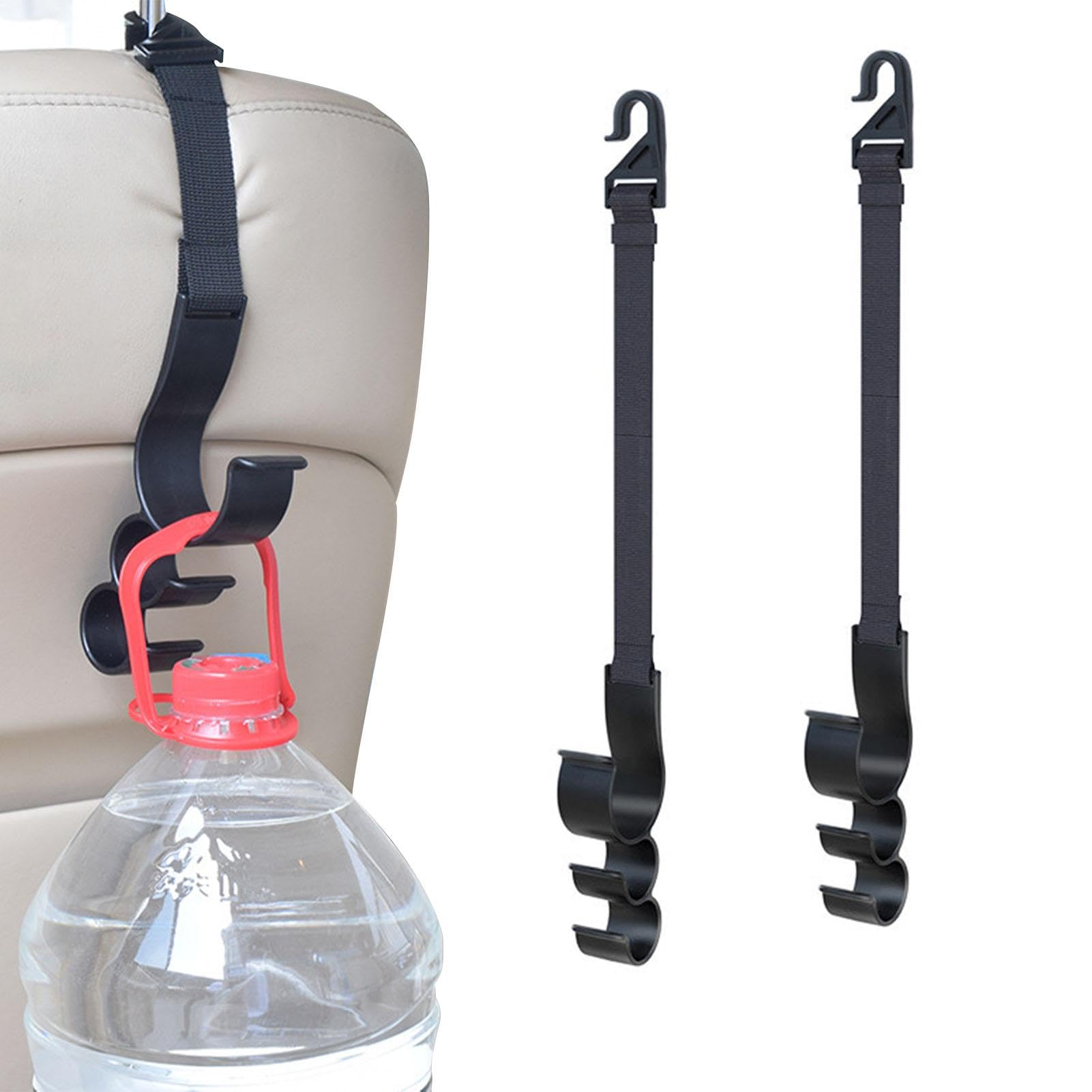 Proypiax Autositz-Kopfstützenhaken,Kopfstützenhaken fürs Auto | Auto Utility Organizer Halter Geldbörse Haken - 2 x Geldbörsen-Aufhänger, Auto-Organizer-Haken, Kleiderbügel, Auto-Zubehör für von Proypiax