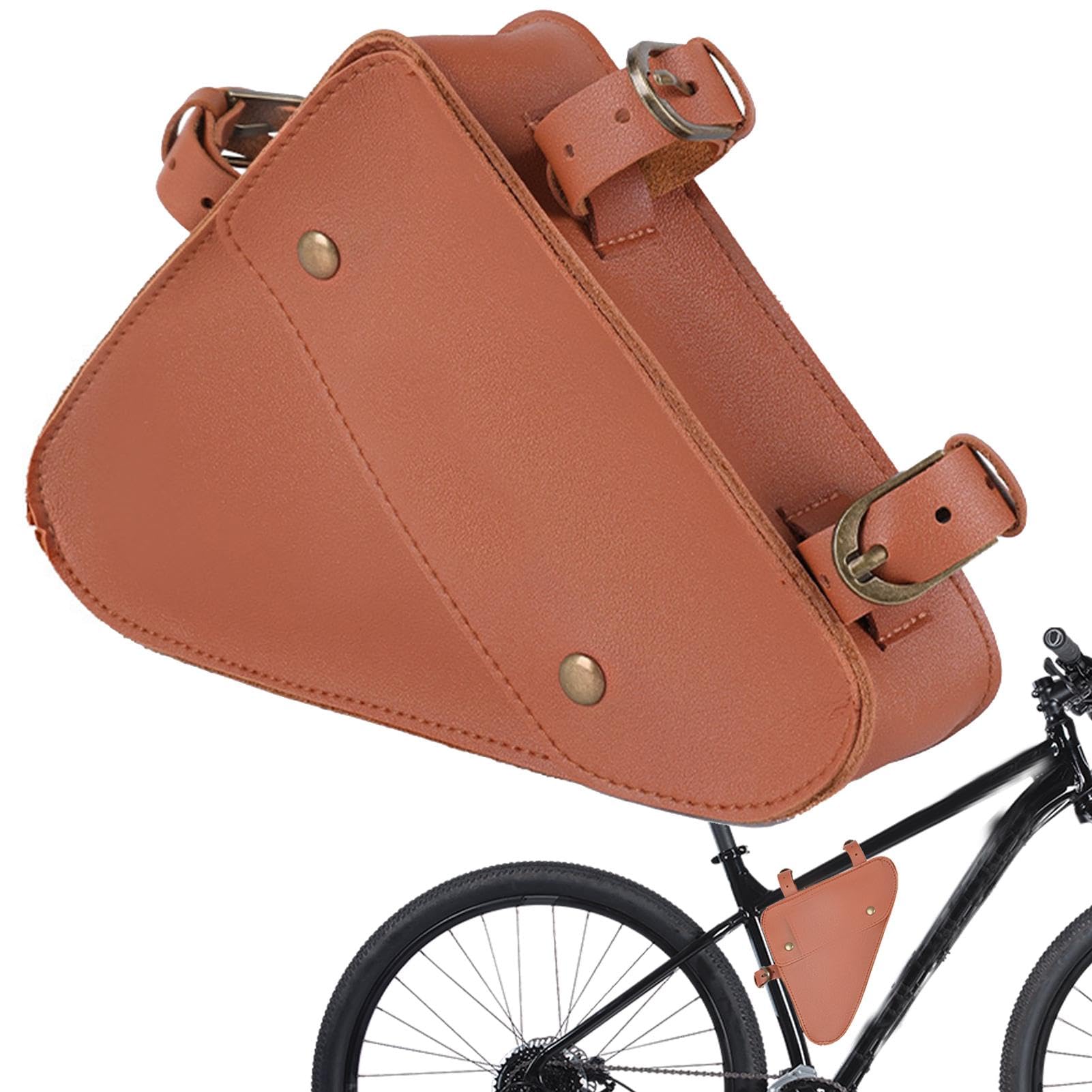 Proypiax Fahrradtasche, Rahmentasche Radfahren - wasserdichte Fahrradtaschen,Oberrohrtasche unter dem Sitz, Fahrrad-Aufbewahrungstasche, große Vorderträgertasche für Mountainbikes und Rennräder von Proypiax