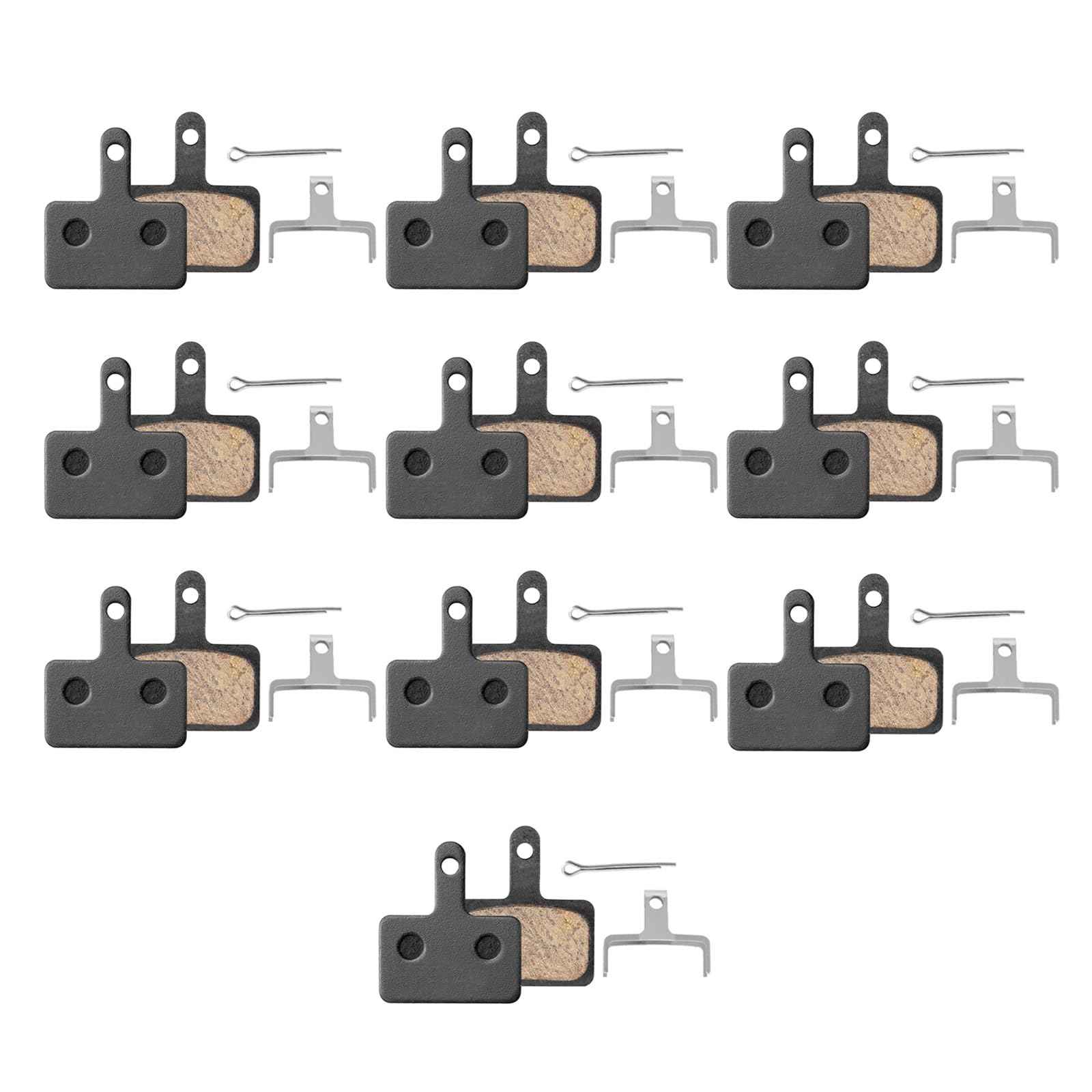 10 Paar geräuscharmer Fahrrad-Bremsbelag, Harz, Fahrrad, Bremsscheibe, Universal-Bremsbeläge, Mountainbike, langlebige Reparaturteile von Psdndeww