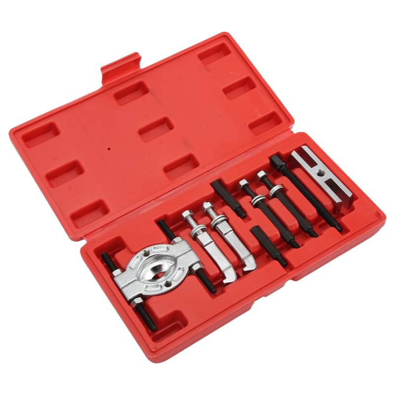 Lagerabzieher Set 9 TLG Polradabzieher Trennmesser Satz Lagerauszieher Kugellager mit Werkzeugkasten Kit Bearing Removal Tool von Psytfei