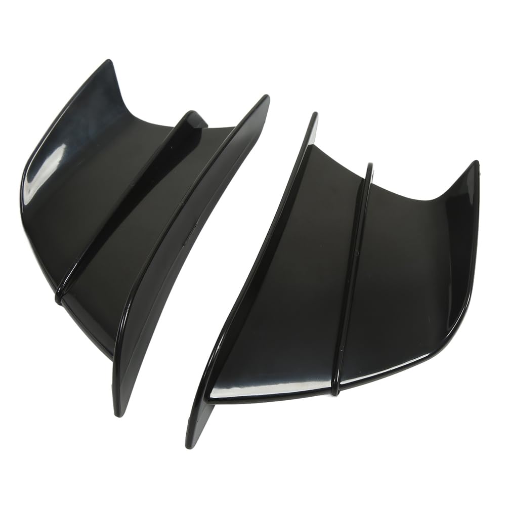 Motorrad Seitenspoiler Frontverkleidung Aerodynamische Winglets Flügel für NINJA400 NINJA250 Z900 Z1000(Schwarz) von Psytfei