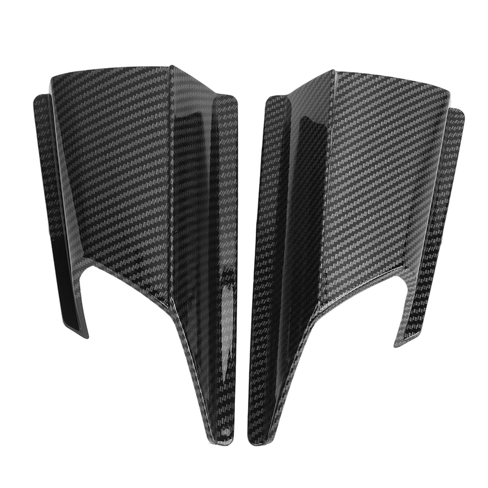 Motorrad-Seitenspoilerflügel, ABS-Verkleidung, Motorradflügel, aerodynamisches Winglet-Deflektor-Set für ADV 150 2019 bis 2020 (Carbon Fibre) von Psytfei