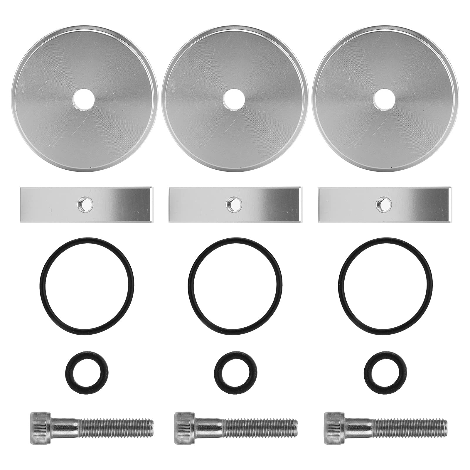 Psytfei Froststopfen-Set, 15-teilig, Billet-Aluminium-Motor-Froststopfen-Set, Ersatz für Cummins-Motor 1989–2007, 5,9 l, 12/24 Ventil von Psytfei