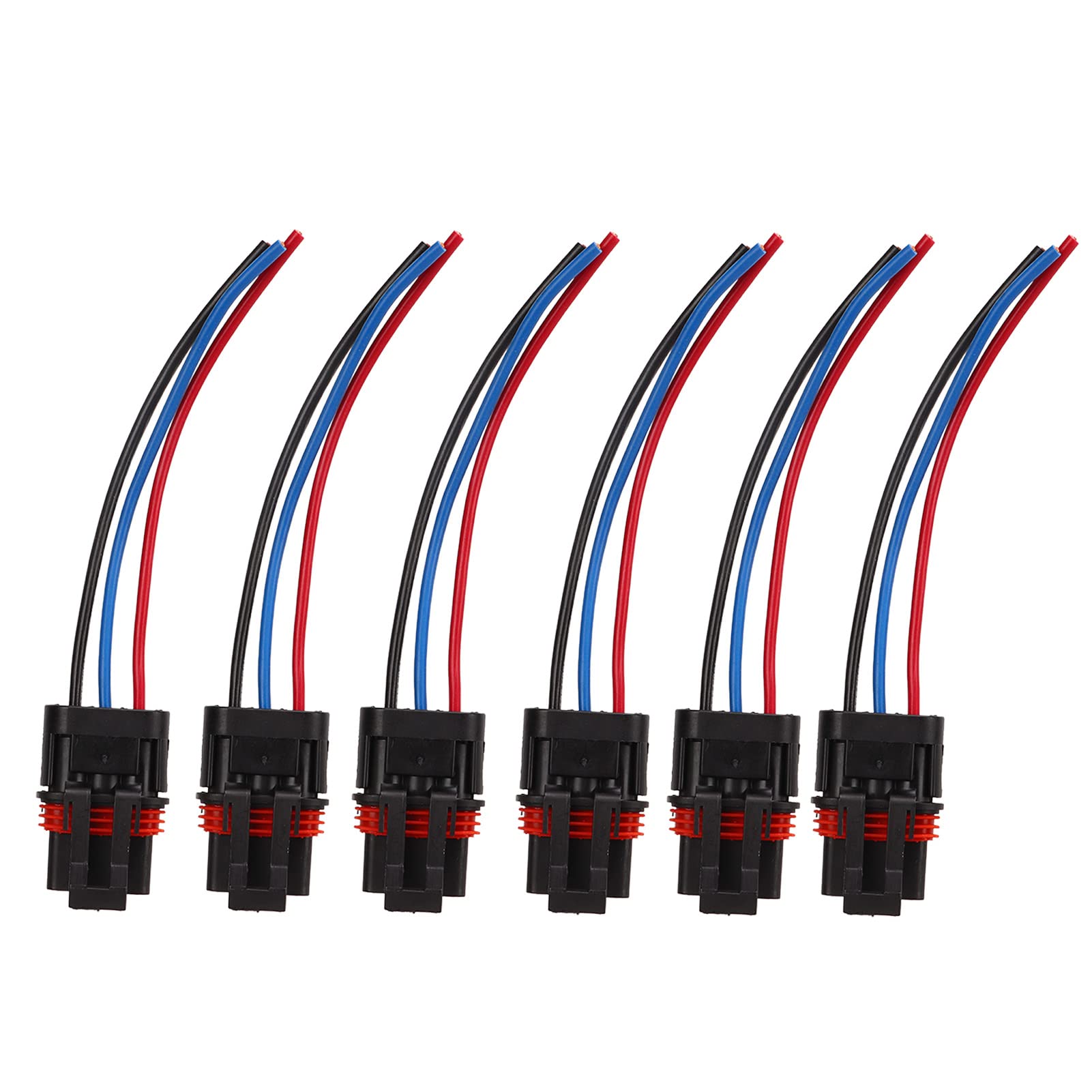 Pulse Power Plug Pigtail Connector 6 Stück General Pulse Bus Bar Power Harness Connector Ersatz für Polaris Ranger XP 1000 2018-2022 von Psytfei