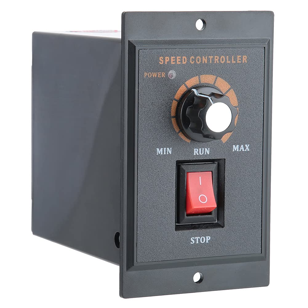 Speed Controller DC-51 Motor Speed Controller Switch ABS Housing Permanent Magnet Motor 220VAC Input Voltage 120W 2.2A Motor Speed Regulator (Output voltage 0-90VDC) von Psytfei