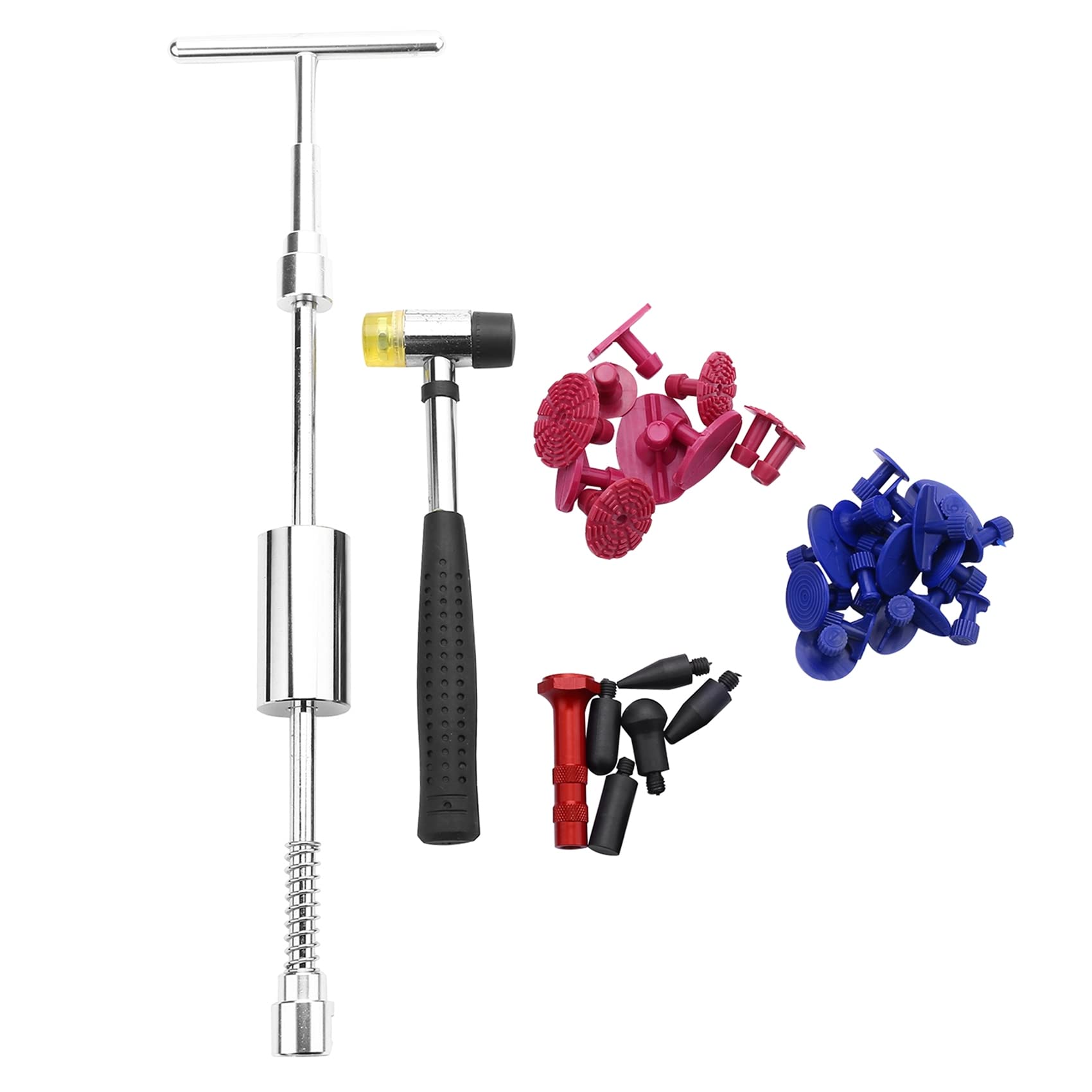 Ptdfjspt Ohne Farbe Denllen Reparatur Werkzeug Denllen Puller Label Gummi Hammer Wasserhahn Stift Werkzeug Kit Hand Werkzeug für Auto Denllen Reparatur von Ptdfjspt