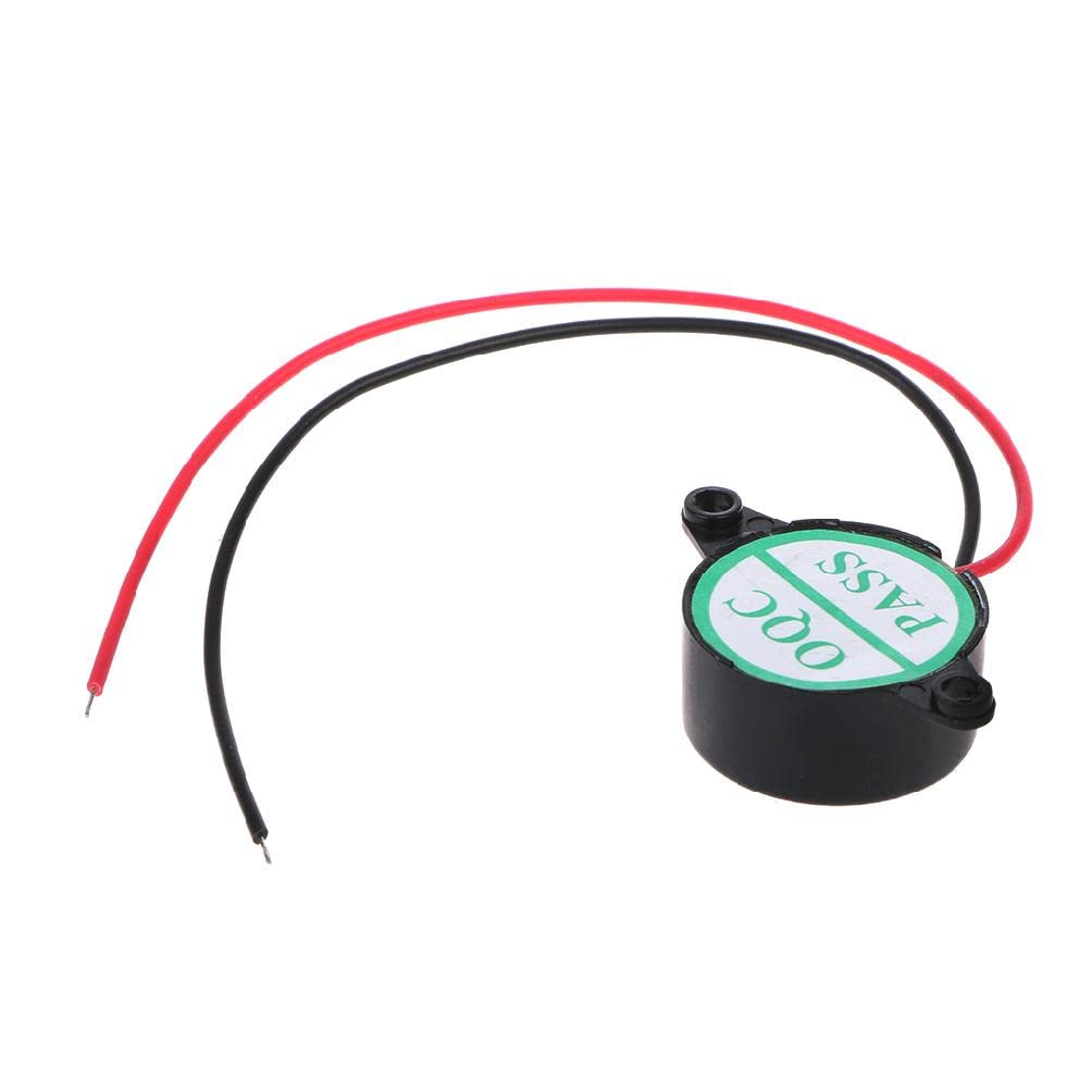 3-24 V Piezo Elektronischer Summer Alarm 95 dB kontinuierlicher Ton Piepser Autosirene für Auto Alarm Horn Alarm Horn Sirene Autohupe Auto Hupe Laute Autohupe mit verschiedenen Geräuschen Autosirene von Puco