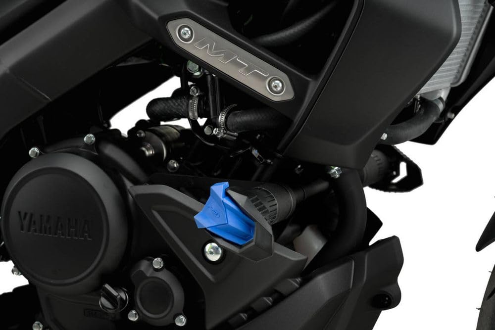 PUIG 3885N Sturzpads R19 passend fuer YAMAHA MT-125 Schwarz von Puig