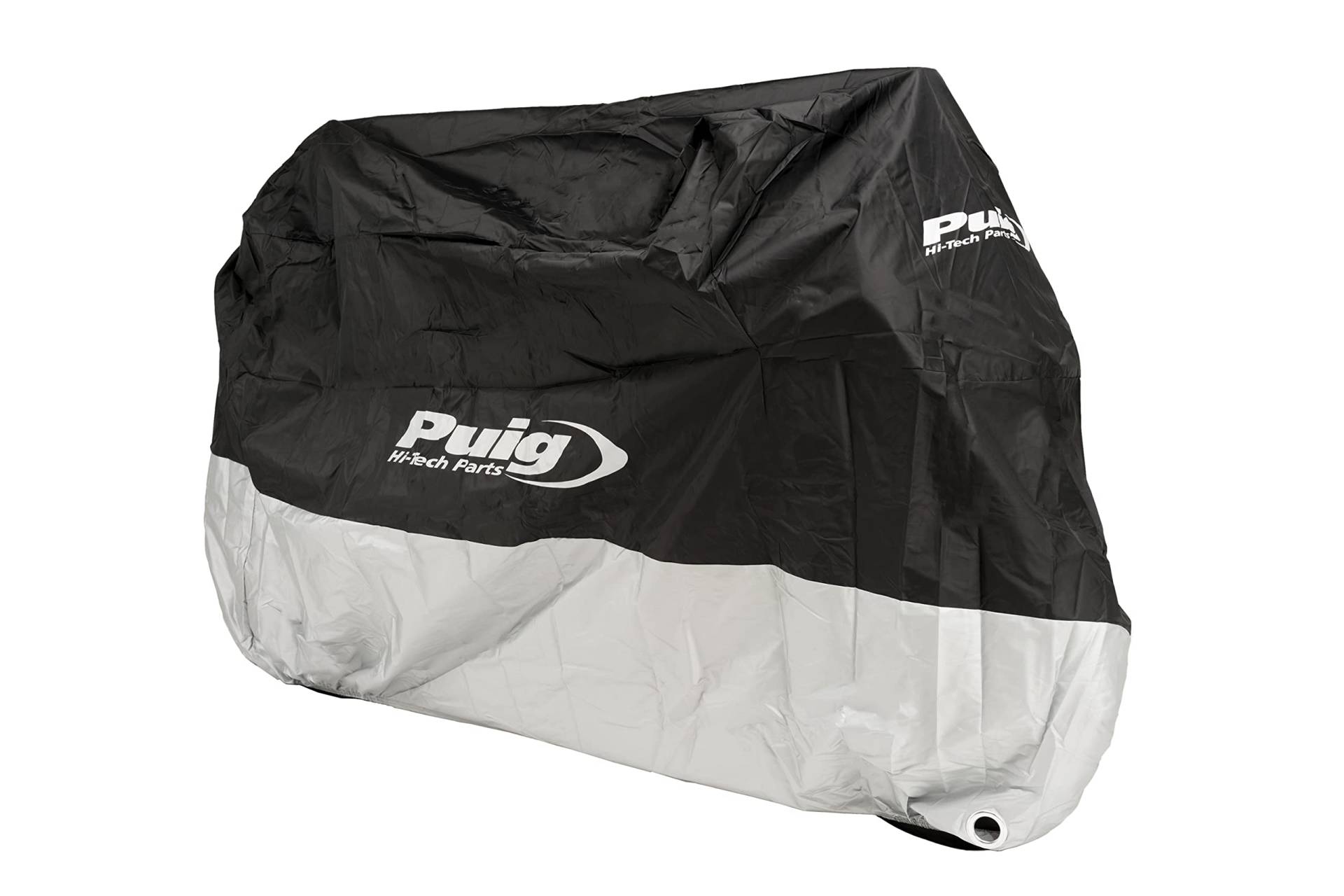 Puig 20725N Motorradabdeckung Logo XL Schwarz von Puig