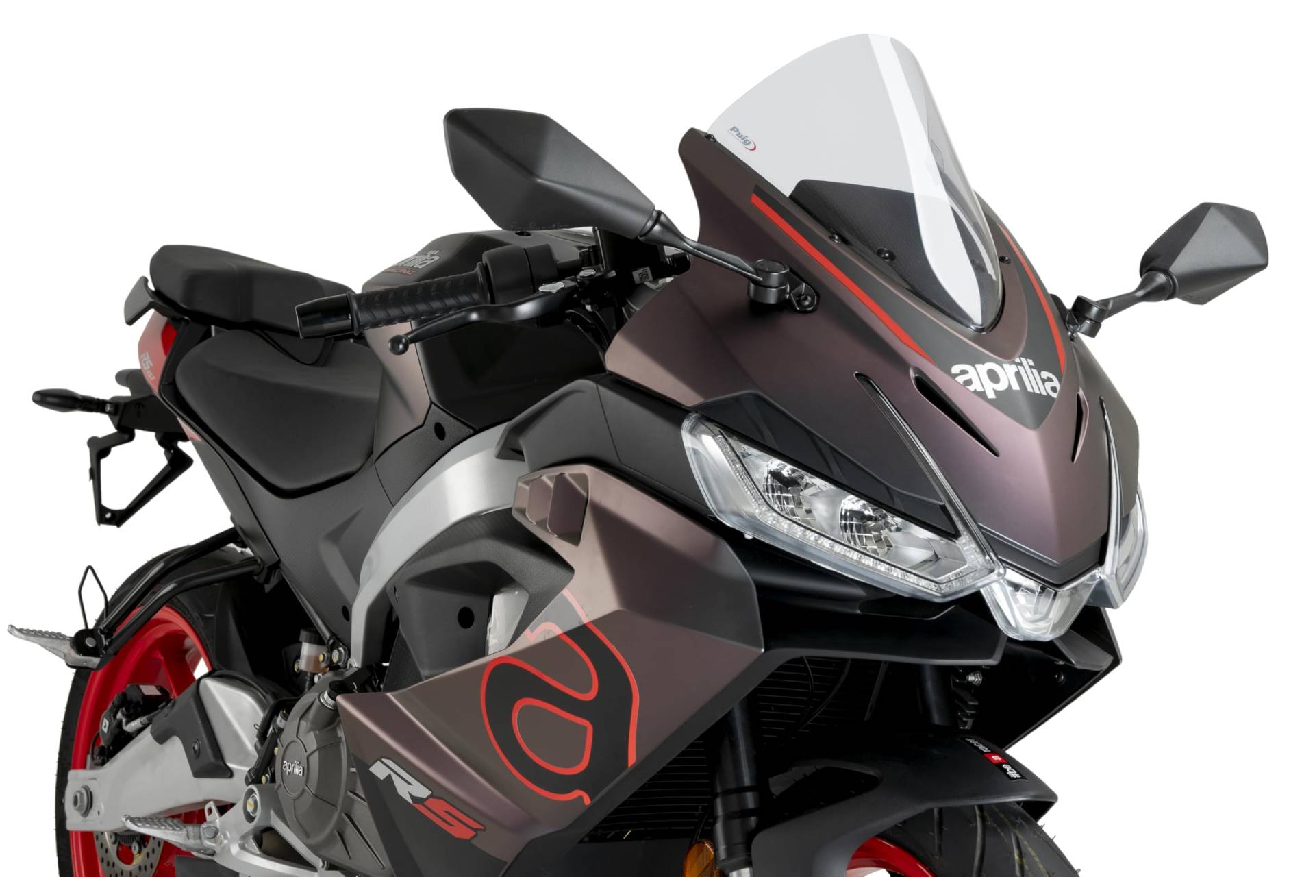 Puig 22274W R-Racer Windschild– Aerodynamischer Schutz und Optimale Sicht für Ihr Sportmotorrad, Transparent von Puig