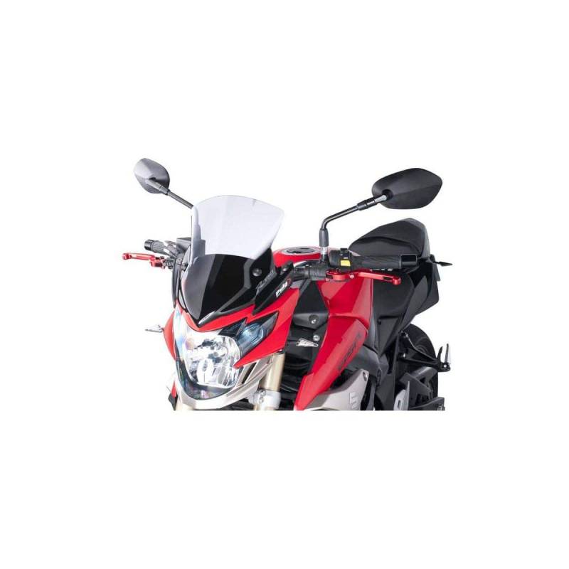 Puig 5646W Windschutzscheibe Cockpitverkleidung für Suzuki GSR750/ABS 2011-2014, Transparent, Medium von Puig