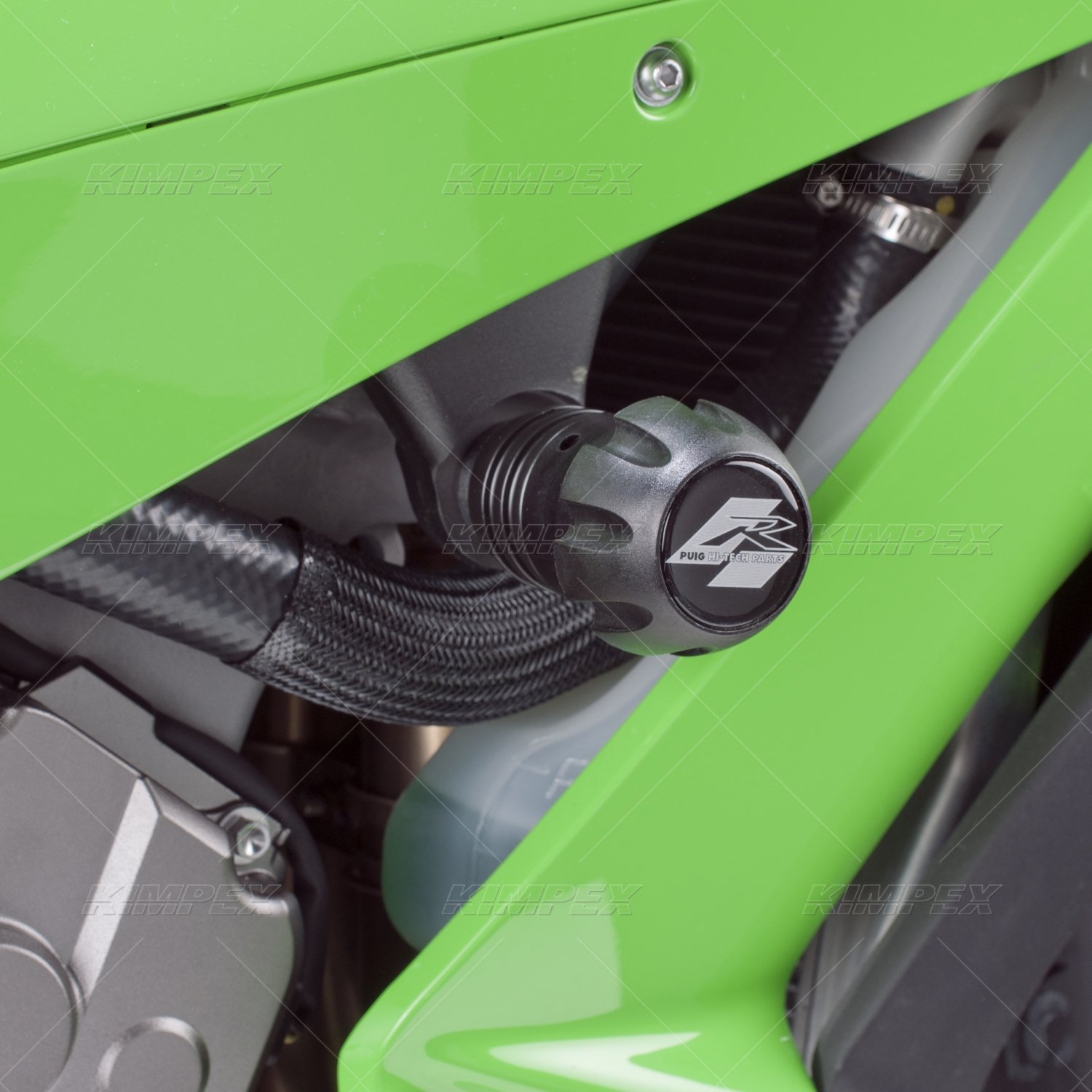 Puig 5702V Sturzpads R12 Kawasaki ZX10R 11-13, Grün von Puig