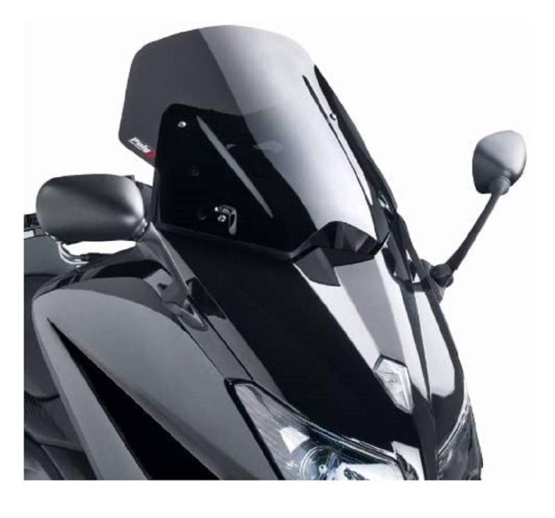 Puig 6036F Windschutzscheibe V-Techline Yamaha TMax 12-13 Transparent / Dunkelgrau Rauch von Puig