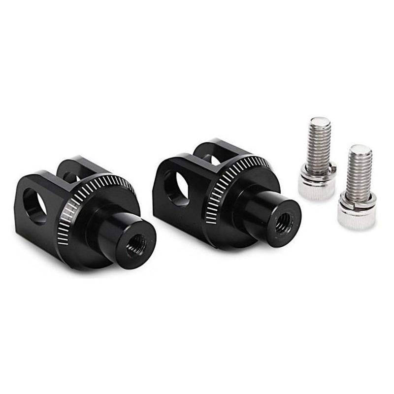 Puig Fussrasten Adapters Set Fahrer 6457N für Yamaha YZF-R1 02'-18', Yamaha YZF-R6 03'-18', Schwarz von Puig