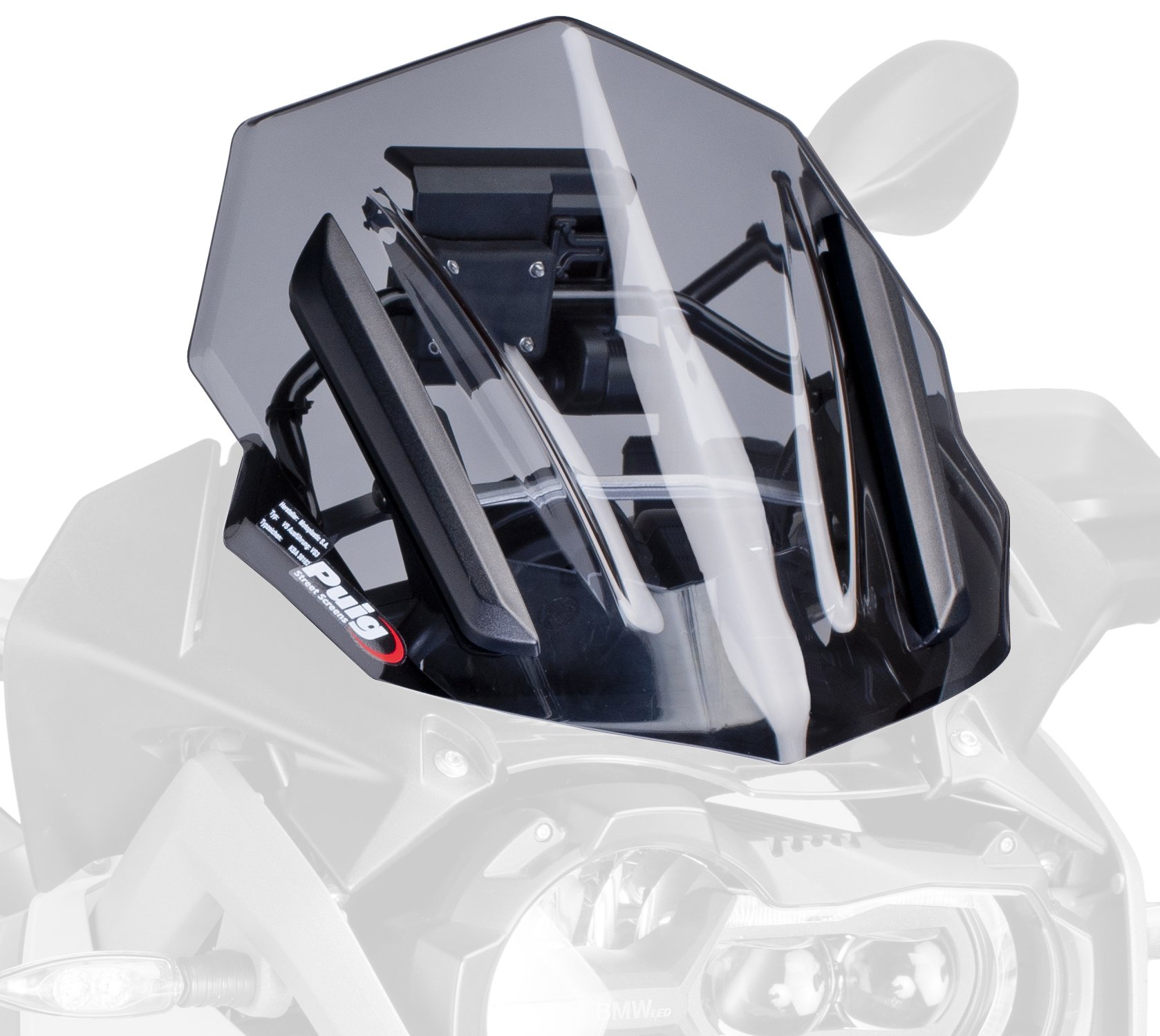 Puig 6487H Kuppel Racing BMW R1200gs 13-14, Transparent/Rauchgrau, Getönt von Puig