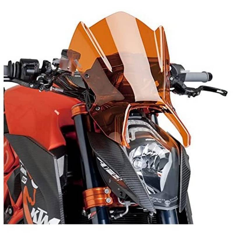 Cockpitverkleidung Puig New Generation KTM 1290 Superduke R 2014-2016 orange Verkleidungsscheibe von Puig