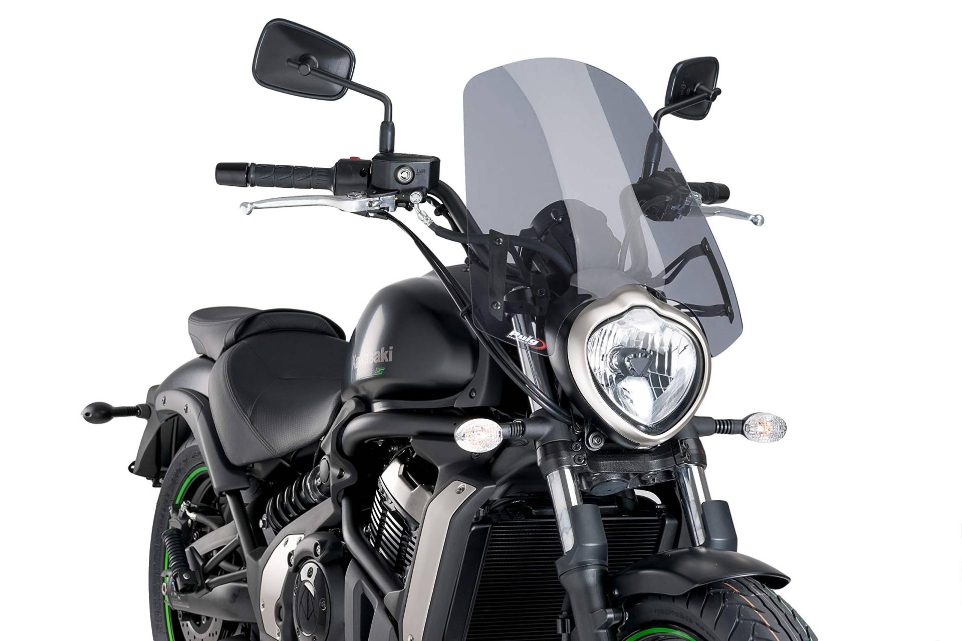 Puig 8164H Windschild Touring Kawasaki Vulcan S 15-18 rauchgrau, Getönt von Puig