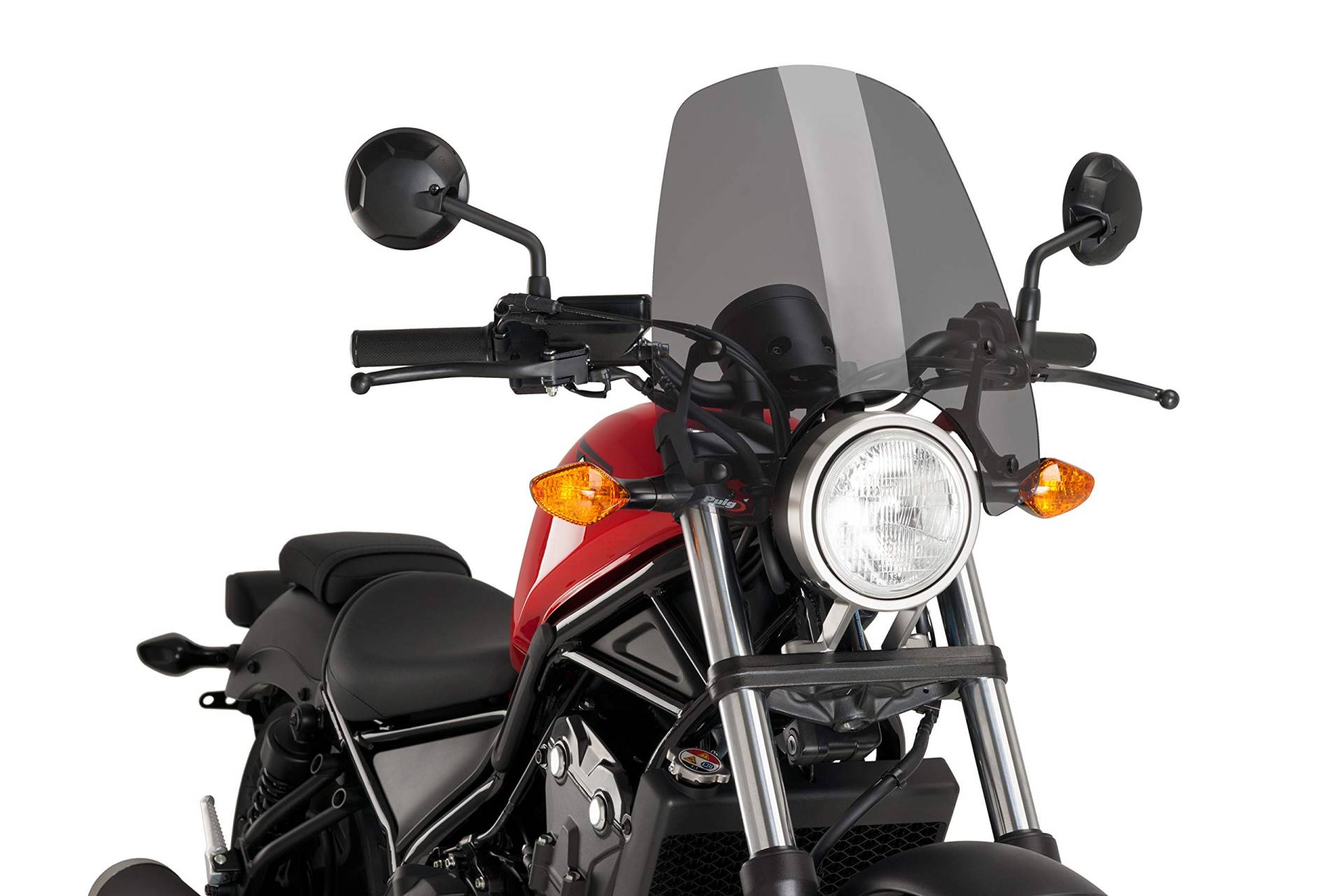 Puig Windschutzscheibe Naked New Generation Touring 9462F für Honda CMX 500 Rebel 17'-19', Honda CMX 500 Rebel 17'-19', Stark Getönt von Puig