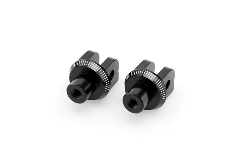 Puig Fussrasten Adapters Set Fahrer 6344N für Honda Crossrunner 11'-14', Schwarz von Puig