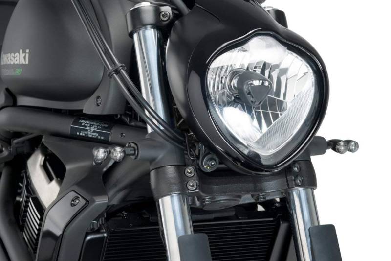 Puig Game unterstützt Blinker vorne 9676N Kawasaki Vulcan S/Vulcan Café, Black von Puig