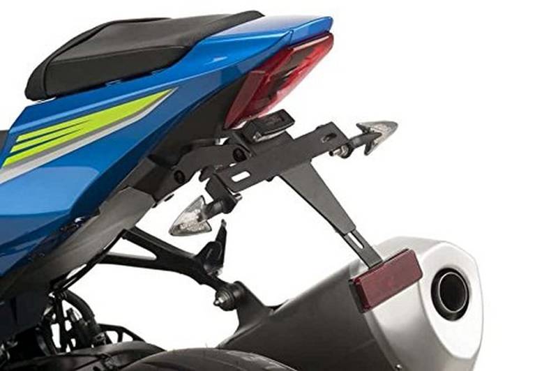 Puig Kennzeichenhalter 9451N für Suzuki GSX-R1000/R 17'-18', Suzuki, Schwarz von Puig