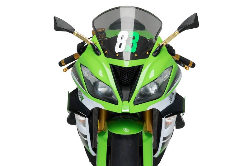 Puig Side Spoiler Downforce 3162N für Kawasaki ZX-6R 09'-16', Kawasaki Zx-6R 636 19' von Puig