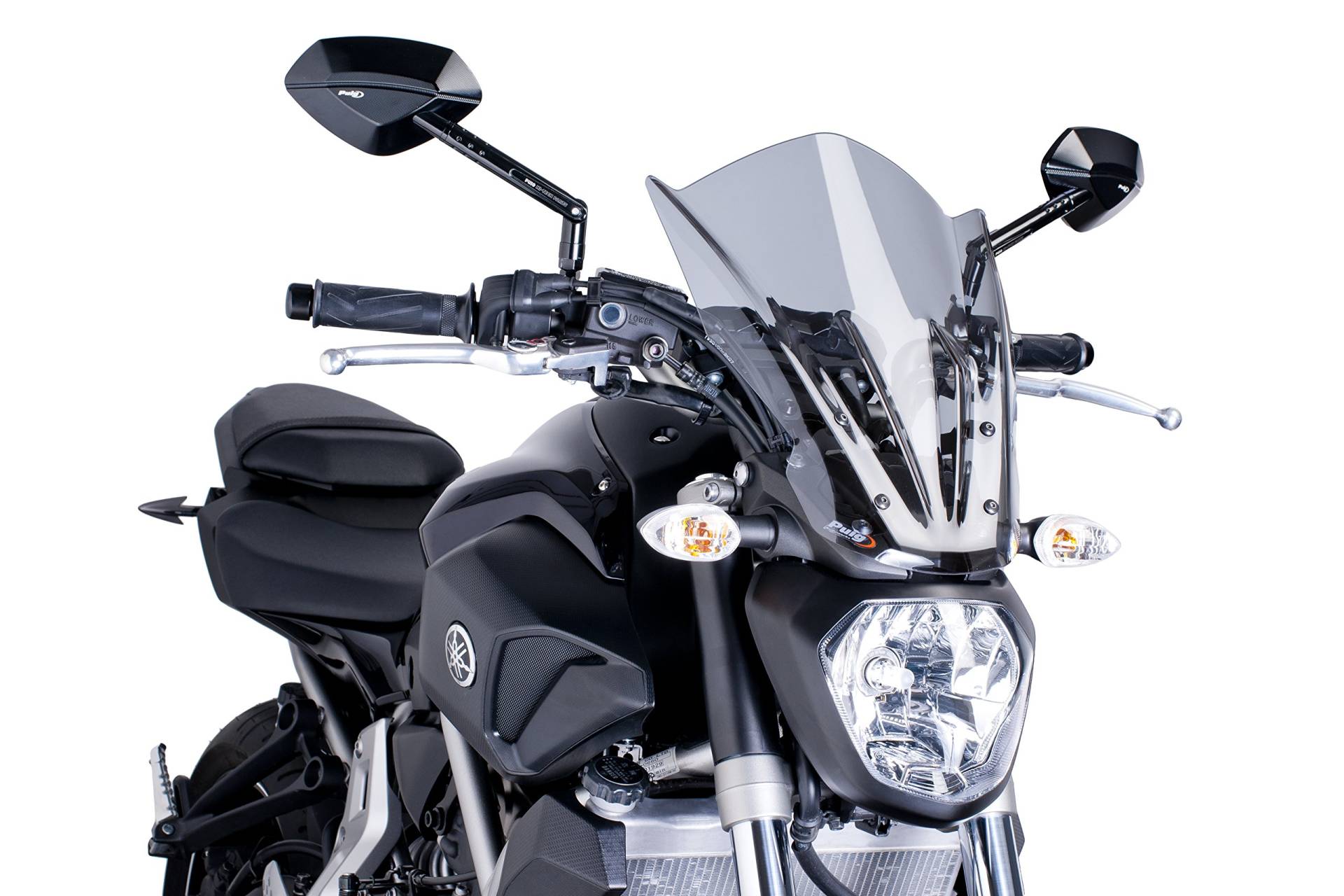 Puig Windschild Tour Yamaha MT-07 13-18 rauchgrau von Puig