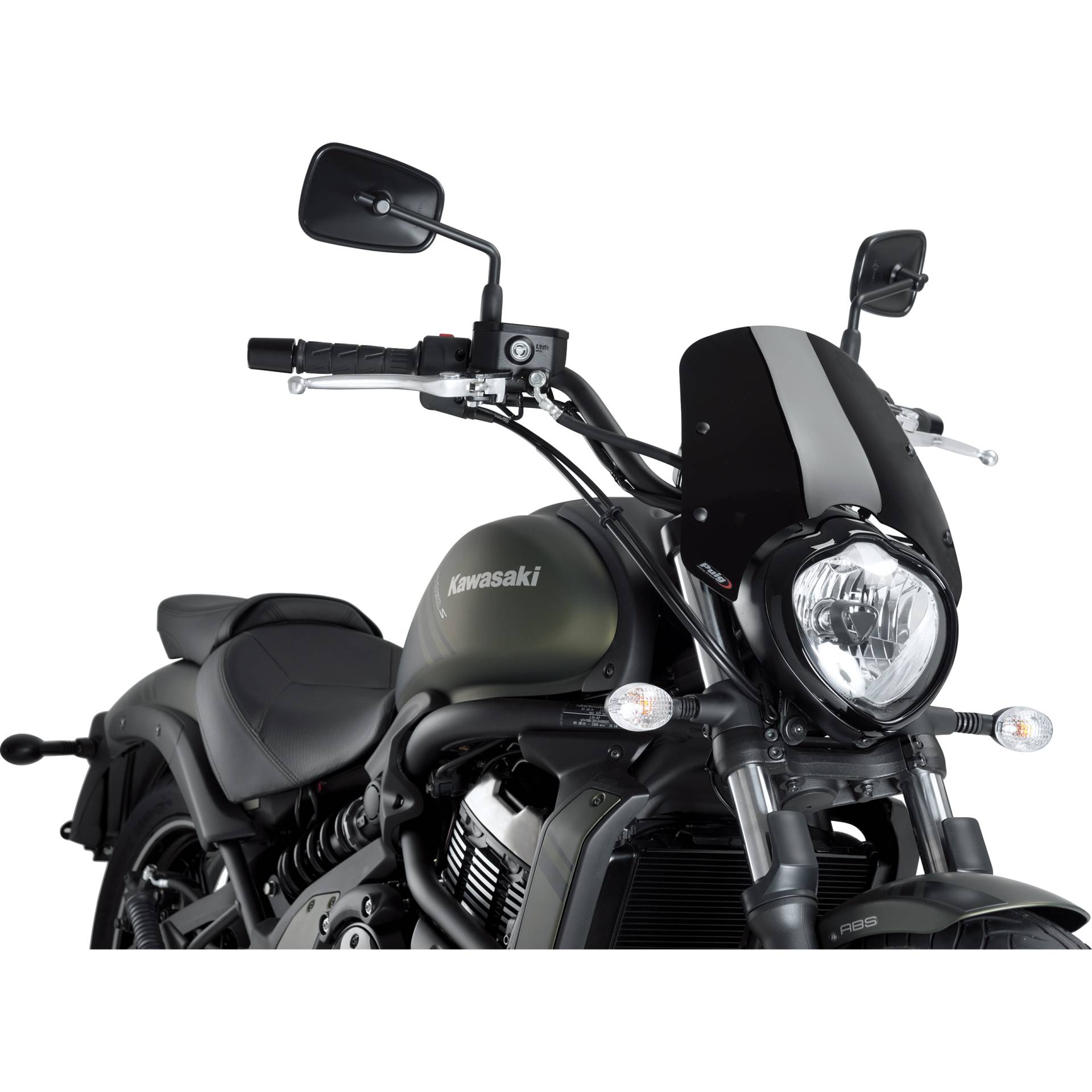 Puig Windschutzscheibe NG Sport schwarz für Kawasaki Vulcan S 650 von Puig