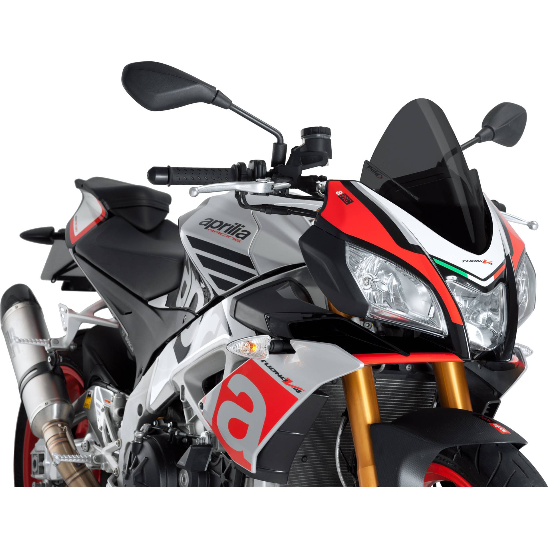 Puig Z-Racer Scheibe stark getönt für Aprilia RSV Tuono 125 2024- von Puig