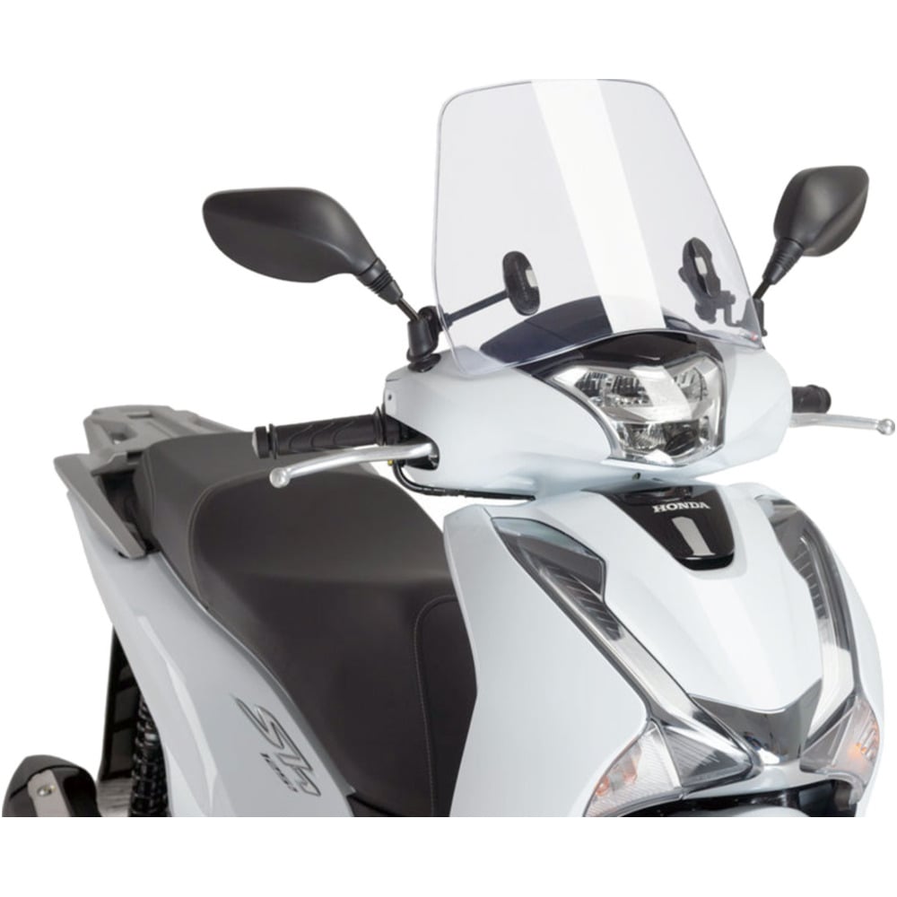 Verkleidung windschild puig trafic transparent / klar für honda sh scoopy 125i, 150i 2017- pui9384w von Puig