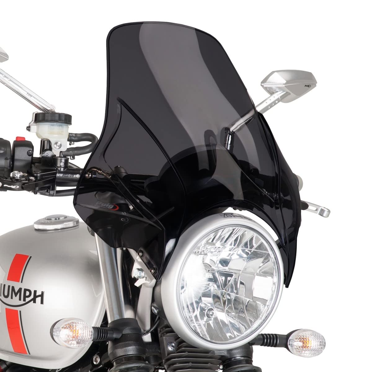 Windschild Puig Plus kompatibel für Suzuki GS 500/ E dunkel getönt von Puig