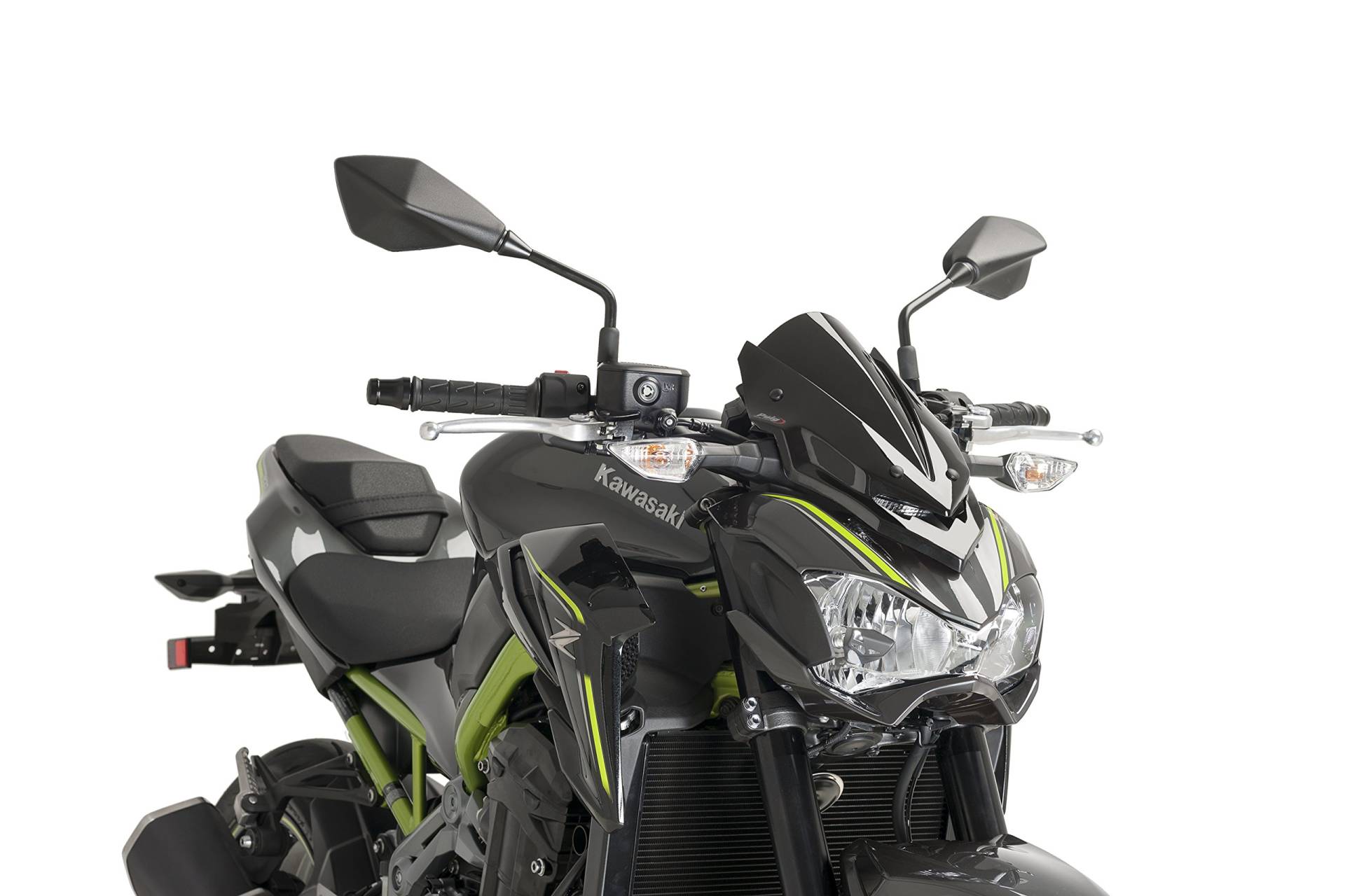 Puig 9689N Windschild Sport Kawasaki Z 900 17-18, Schwarz von Puig