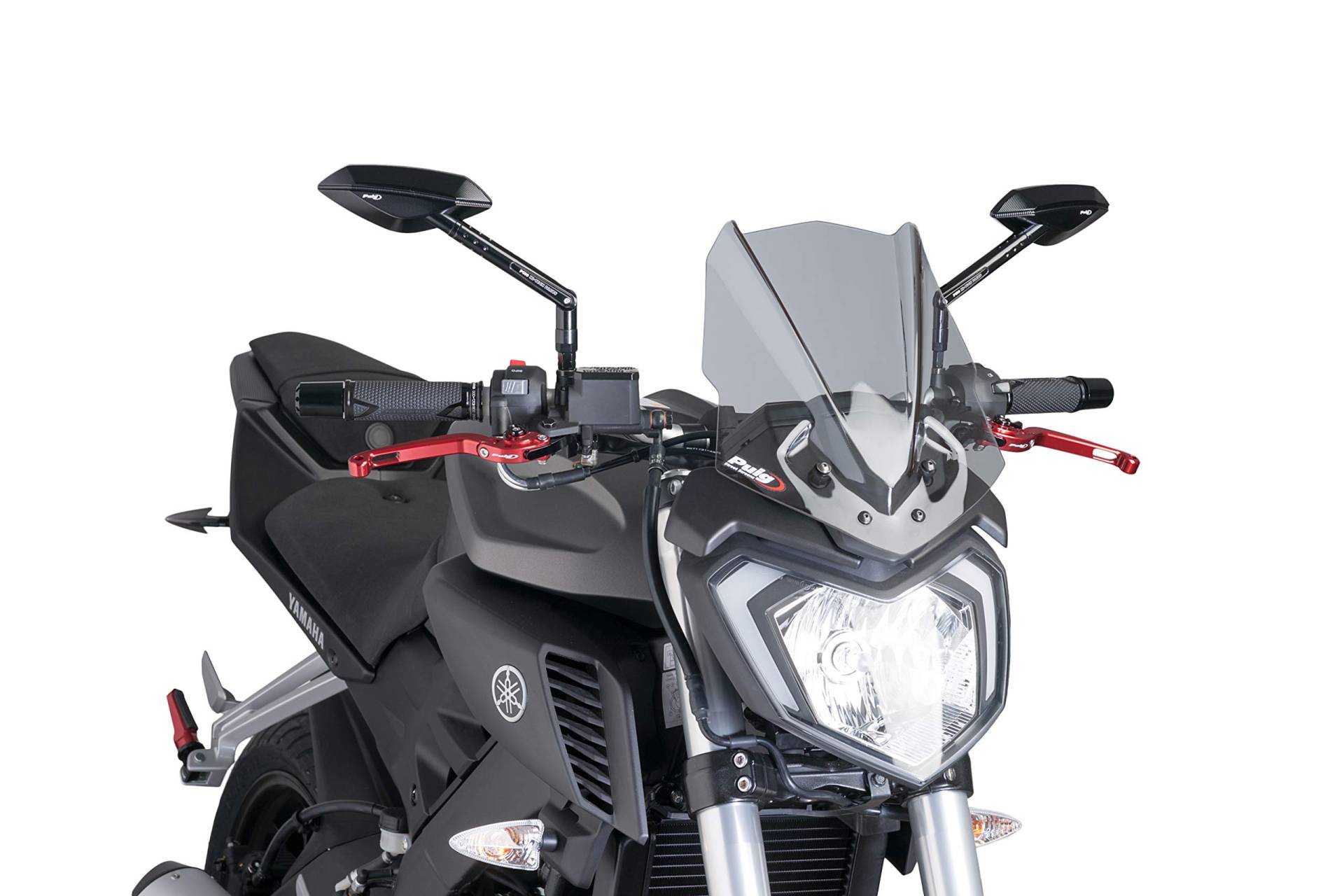 Windschild Puig Yamaha MT-125 14-16 rauchgrau von Puig