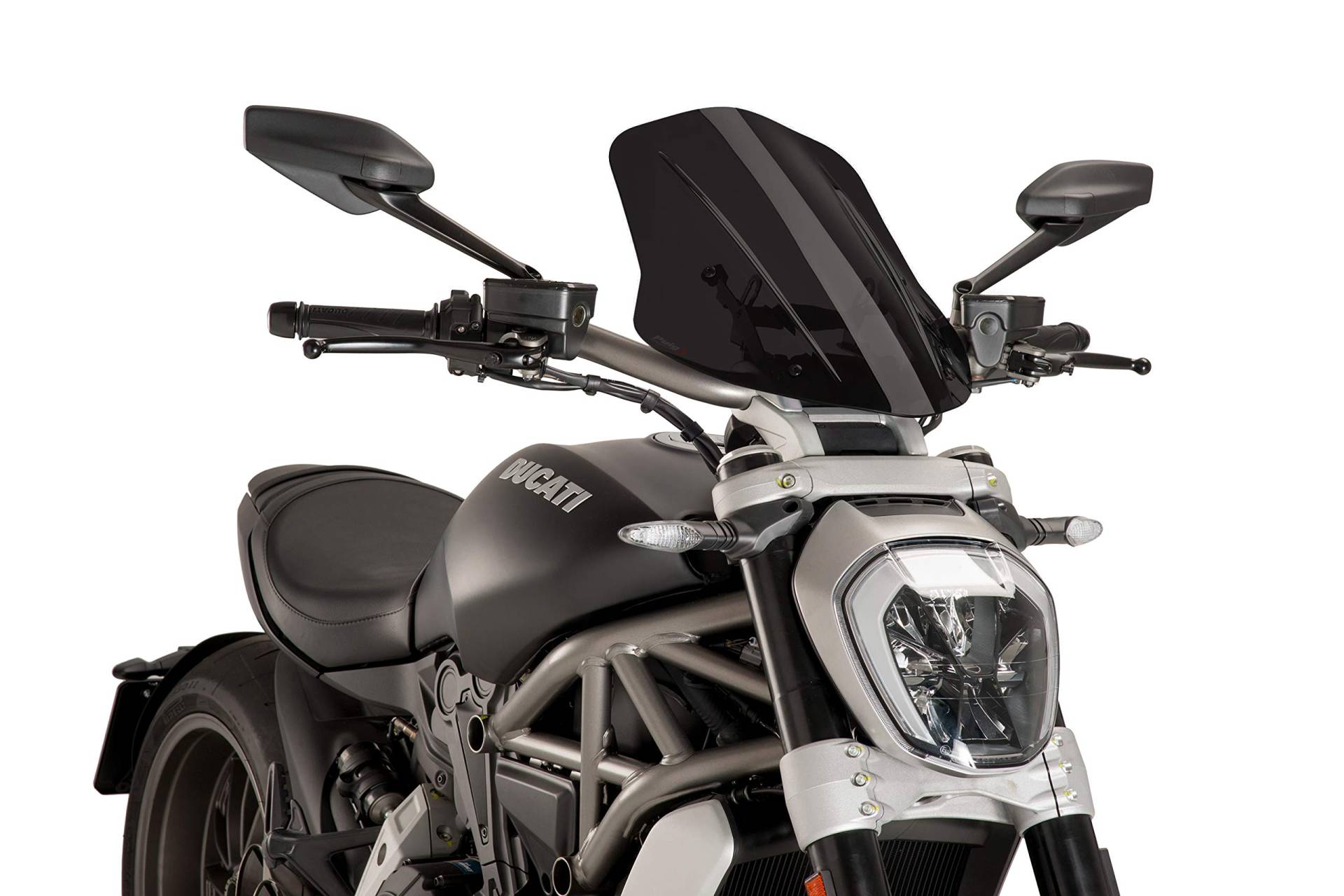 Windschild Touring Ducati Xdiavel 16-18 Puig Naked New Generation dunkel getönt von Puig