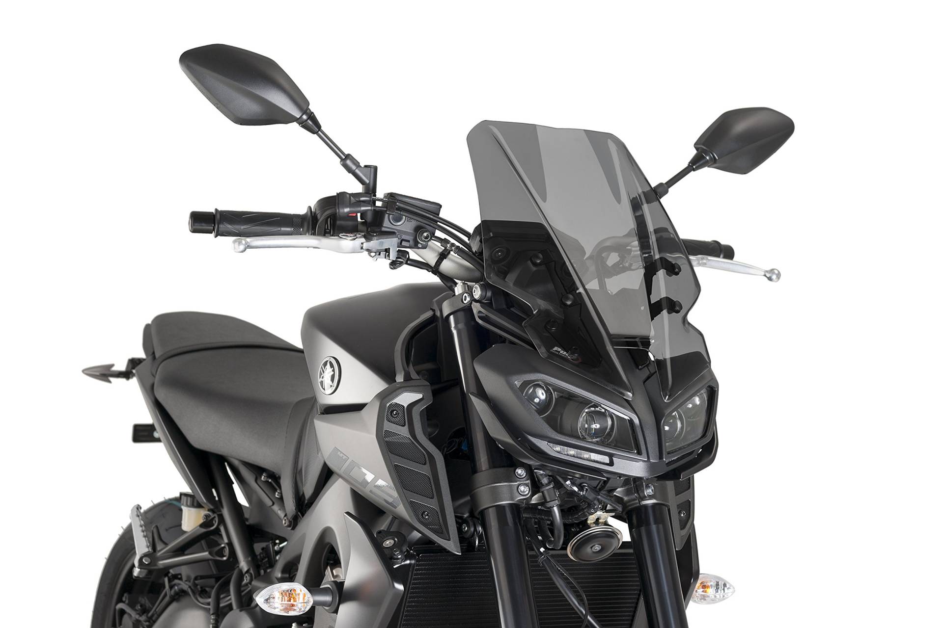 Puig 9377F Windschild Touring Yamaha MT-09 17-18 Naked New Generation dunkel getönt von Puig