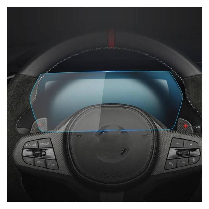 Auto Displayschutzfolie 10,25 Zoll Für 1 Serie 2020-2022 Dashboard Navigation Membran Auto GPS Display Gehärtetes Glas Bildschirm Schutz Film GPS Transparent Displayschutzfolie(B Anti-Blue-ray) von Punxdda