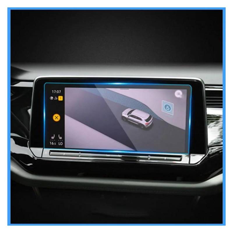 Auto Displayschutzfolie Für Citroen Für DS7 2018 2019 2020 12,3 Zoll Touch Screen Film Aufkleber Schutz GPS Navigation Auto Zubehör Auto Gehärtetem Glas GPS Transparent Displayschutzfolie von Punxdda