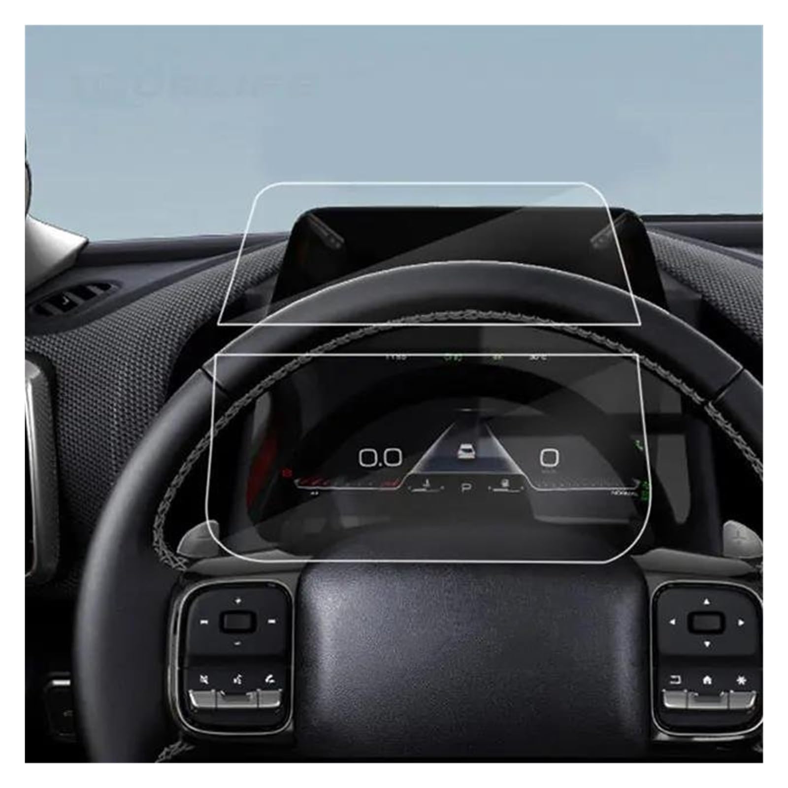 Auto Displayschutzfolie Für Haval Für Dargo 2021 2022 2023 Auto Navigation GPS Bildschirm Instrument Bildschirm Innen Zubehör Gehärtetem Glas Schutz Film GPS Transparent Displayschutzfolie(Instrument) von Punxdda