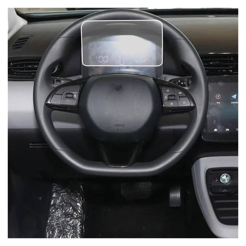 Auto Displayschutzfolie Für Leapmotor T03 2022 2023 Instrument Innen Zubehör Gehärtetem Glas Screen Protector Film GPS Transparent Displayschutzfolie von Punxdda