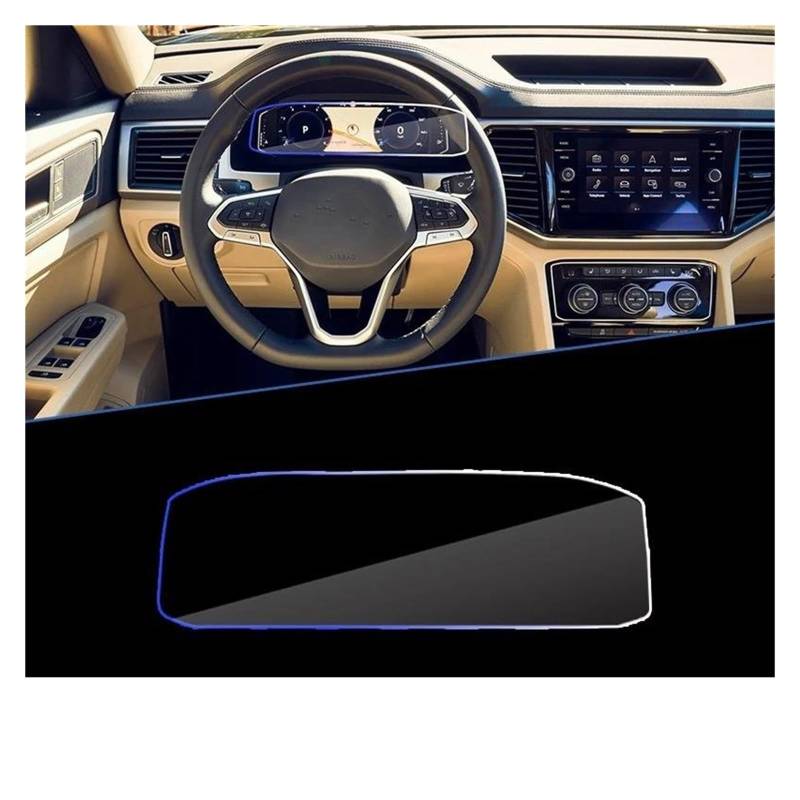 Auto Displayschutzfolie Für VW Für Taos Für Tharu 2022 Auto Navigation Auto Instrument Ultra-Dünne Film Screen Protector Gehärtetem Glas Zubehör GPS Transparent Displayschutzfolie(for Instrument) von Punxdda