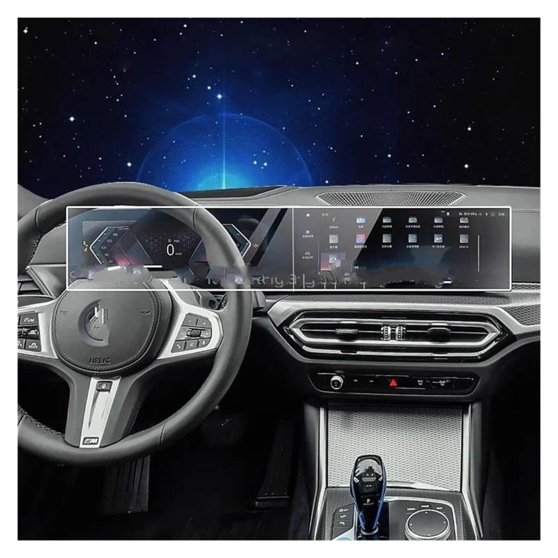 Auto Displayschutzfolie Für X5 Für X6 G65 G66 2024 GPS Navigation Display Und Instrument Anti-Scratch-Film Gehärtetes Glas Screen Protector GPS Transparent Displayschutzfolie von Punxdda