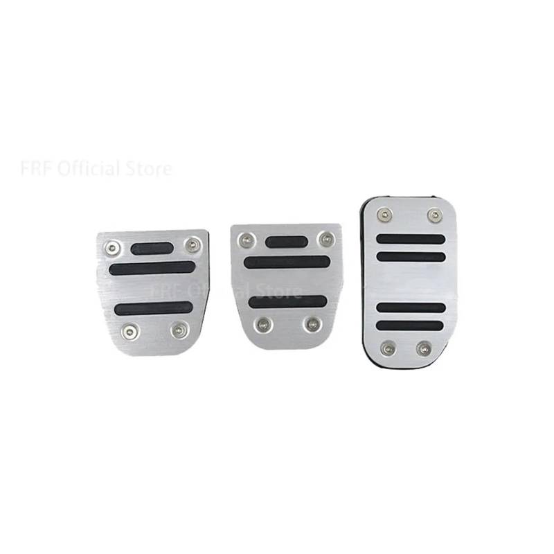 Auto Gaspedal Für Toyota Für Yaris Für XP150 Für Vios Limousine 2013~2019 Auto Fuß Pedale Auto Gas Accelerator Bremse Edelstahl rutschfeste Pedal Abdeckung Auto Pedal Pad(3 pcs) von Punxdda