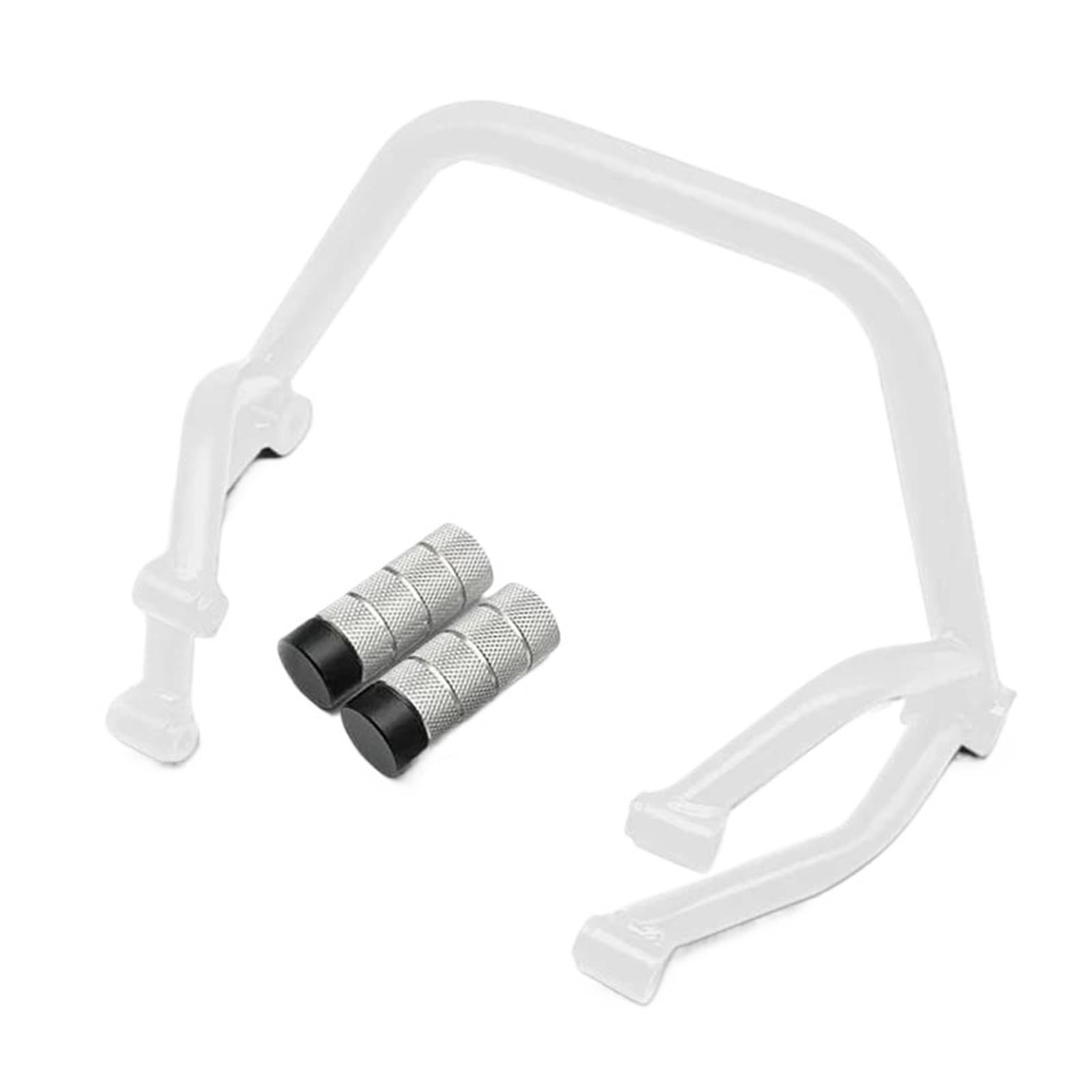 Freeway Sturzbügel Für Für MT09 Für MT-09 Für FZ-09 Für FJ-09 2013-2020 Motorrad Hinten Crash Bar Motor Schutz Stunt Subcage Passagier Peg Sturzbügel(White) von Punxdda