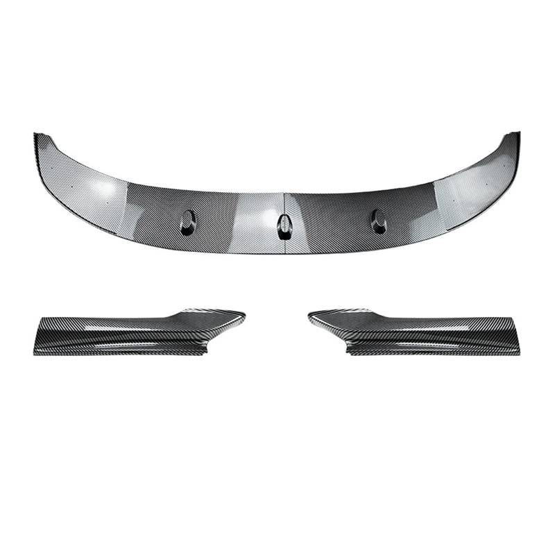 Frontstoßstange Spoiler Für 5 Serie Für F10 Für 535i 528i Für M-Sport 2011-2016 Frontschürze Lip Body Kit Front Spoiler Lippe(Carbon Fiber Look) von Punxdda