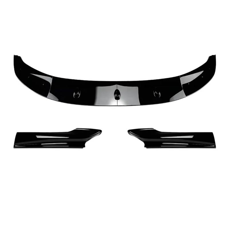 Frontstoßstange Spoiler Für 5 Serie Für F10 Für F11 Für M-Sport 2011-2017 Front Lip Spoiler Ecke Set Stoßstange Canard Lip Front Spoiler Lippe(Glossy Black) von Punxdda