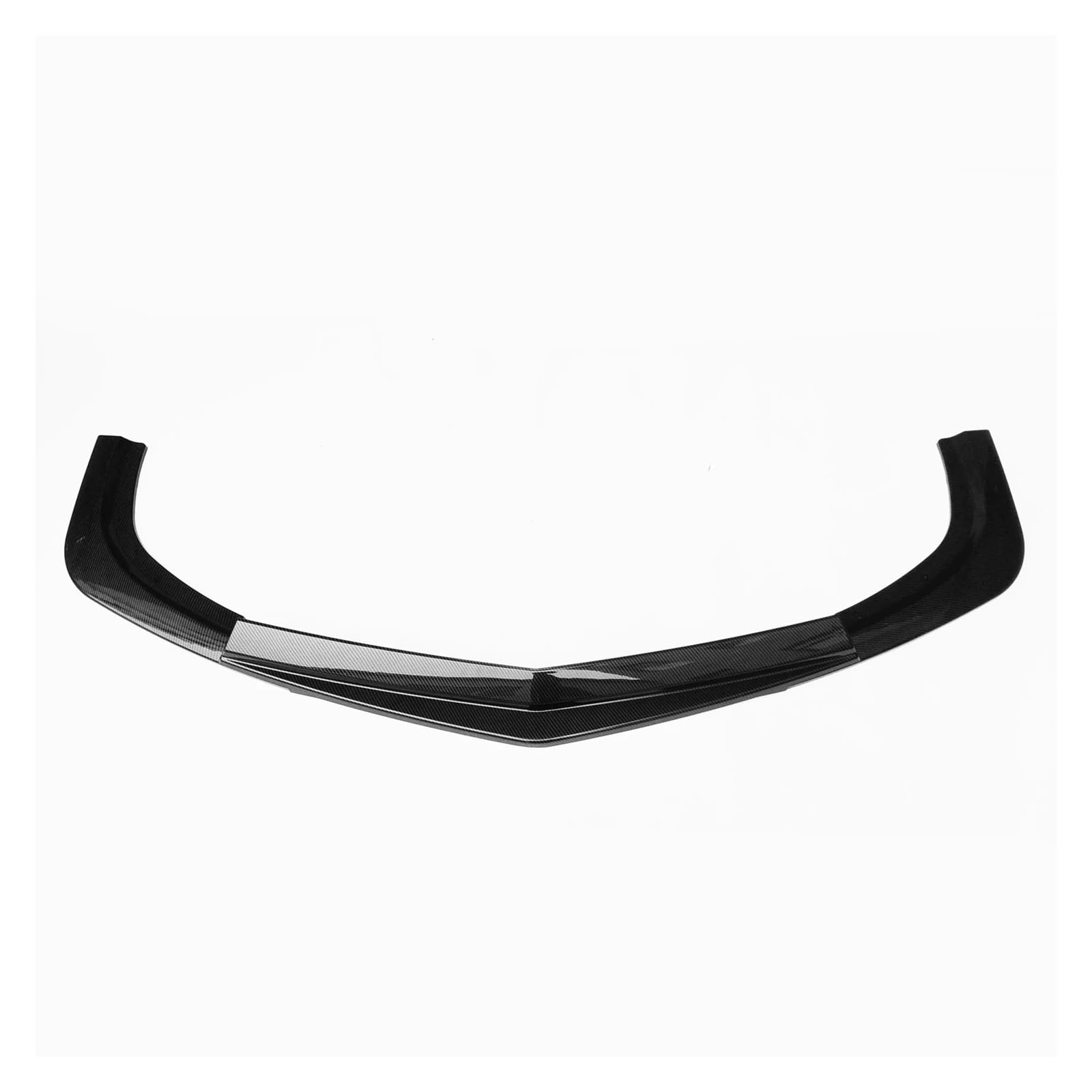 Frontstoßstange Spoiler Für Benz Für C Klasse Für W204 Für C63 2012 2013 2014 Auto Frontspoiler Lip Unteren Splitter Front Spoiler Lippe(Carbon Fiber Look) von Punxdda