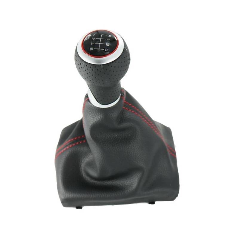 Gear Schaltknauf Für A3 S3 8P 2003-2013 Für A4 S4 Für Q5 2007-2015 Auto 6 Gang Leder Shifter Schaltknauf Mit Kofferraum Abdeckung Griff Schaltknauf Knauf von Punxdda