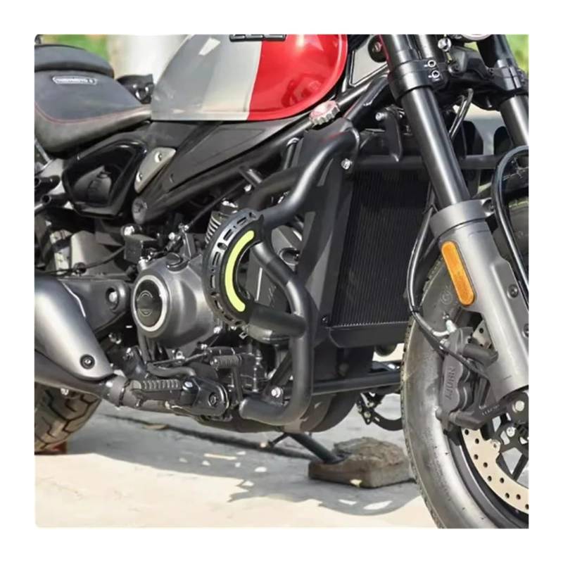 Motorrad Stoßstange Für CFMOTO 450CLC CLC 450 CLC450 Motor Crash Bar Stoßstange Anti Herbst Schutz Gerät Motorschutzbügel Sturzbügel(B) von Punxdda